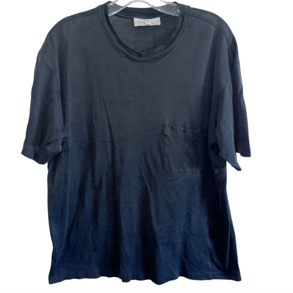 Zegna Cotton-Piqué T-Shirt Black Pocket 52/XL - Picture 2 of 10